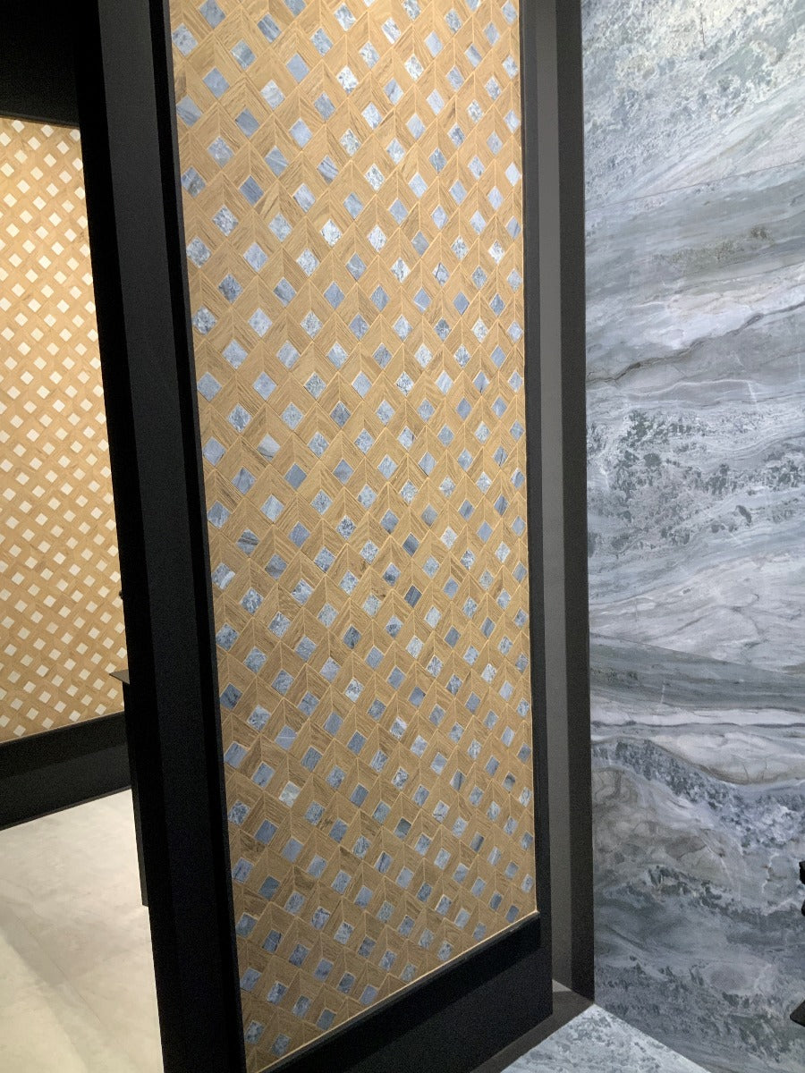 Paradiso Navy Krystal 60x120cm, gloss tile at Irwin Tiles, view 9