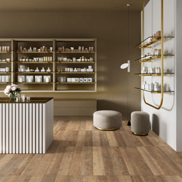 Patin Brown 20 x 120cm, porcelain tile sold by the box at Irwin Tiles