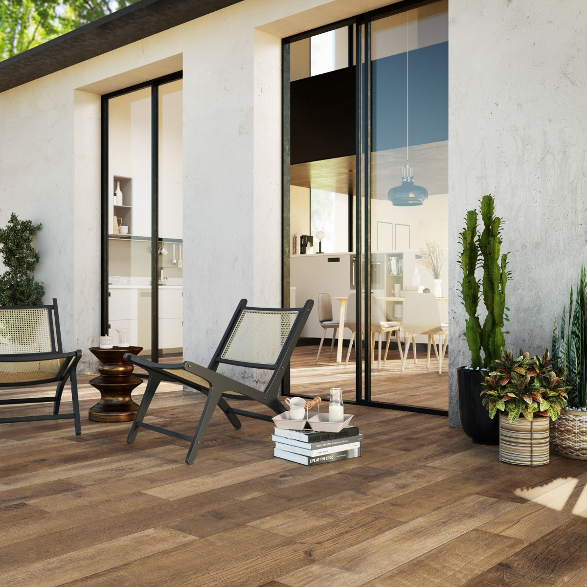 Patin Brown 20 x 120cm, tile stocked at Irwin Tiles, Castleblayney