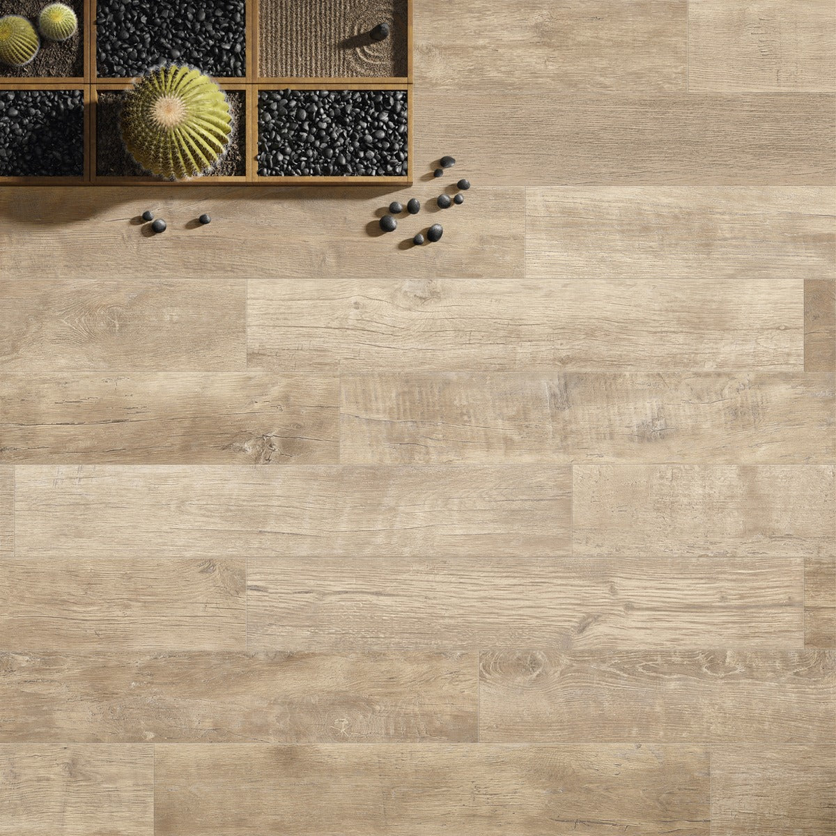 Patin Beige 20 x 120cm, porcelain tile sold by the box at Irwin Tiles