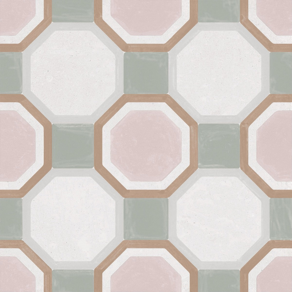 Patterns Pink Diamond 22.3 x 22.3cm, porcelain tile at Irwin Tiles