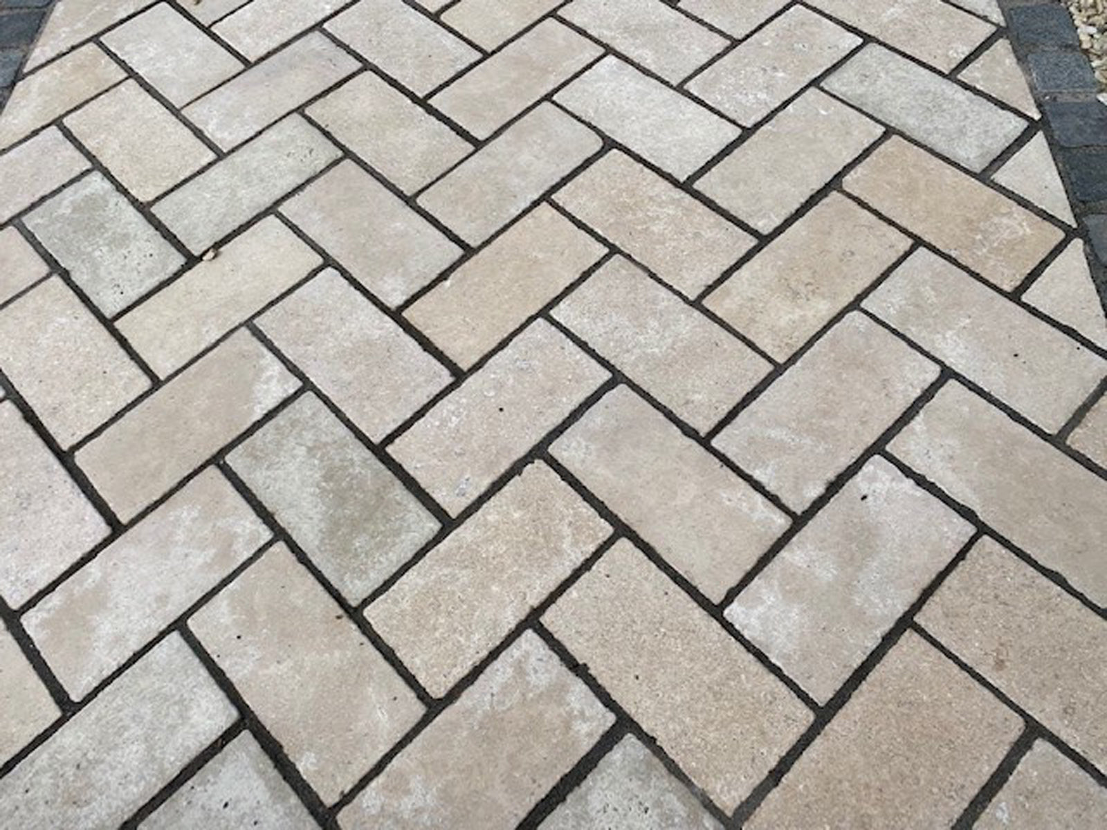 Perla Tumbled Marble Paver 15x30x3cm, natural stone paving at Irwin Tiles