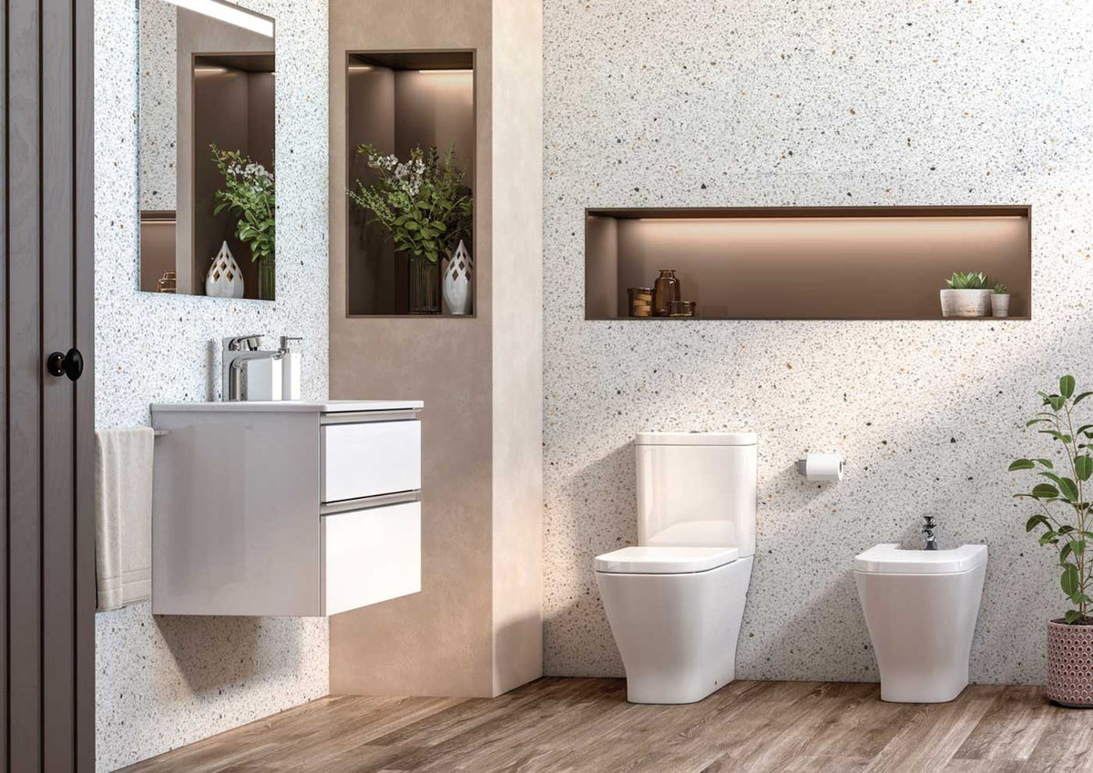 Pigment Multicolour 90x90cm, matt porcelain tile for kitchens, bathrooms and hallways at Irwin Tiles