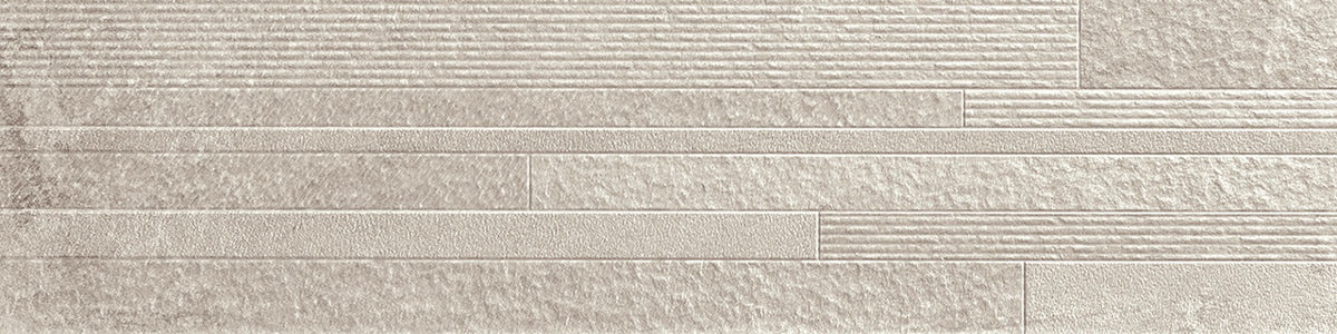 Materica Brick Platino 30 x 120cm, matt porcelain tile for feature walls at Irwin Tiles