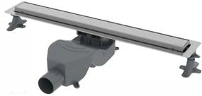 Fixplus Premium Shower Linear Drain Matt Black, shower drain at Irwin Tiles