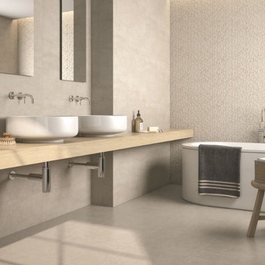 Lilah Perla Floor 45 x 45cm, matt tile at Irwin Tiles