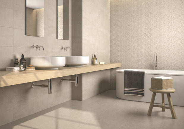 Lilah Perla Floor 45 x 45cm, matt tile at Irwin Tiles