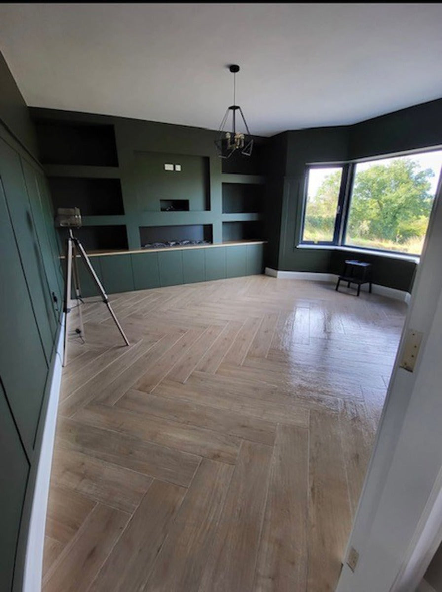 Primewood Natural Wood Effect 20 x 120cm, matt porcelain tile for bathroom and other wet floors at Irwin Tiles