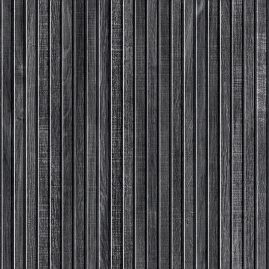 Ribbon Black (Ribbed Wood Look) Rectified Porcelain 60 x 120cm, matt tile for feature walls at Irwin Tiles