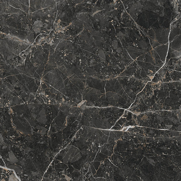 Saint Laurent Noir Starlight 60 x 120cm, black gloss wall tile at Irwin Tiles