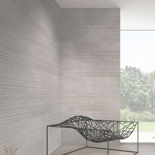 Regular Grey - Textured Tile 29 x 100cm, matt wall tile at Irwin Tiles