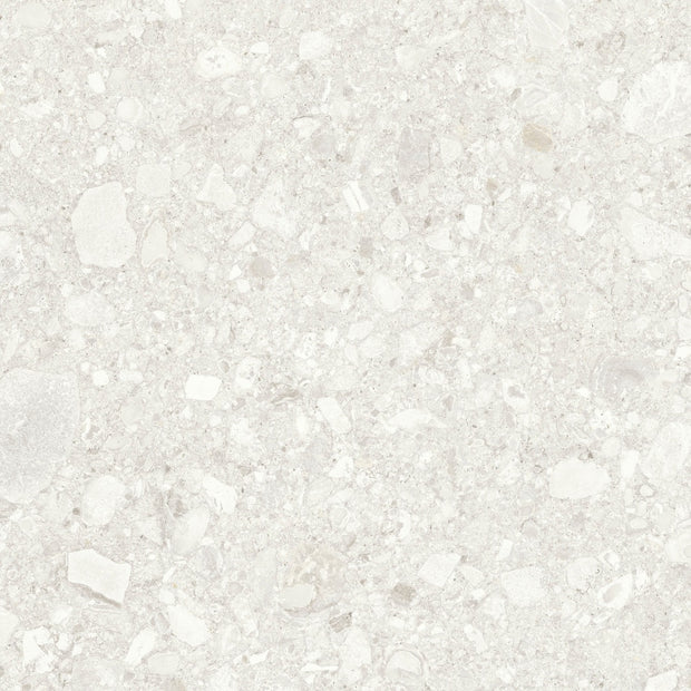 Retro Biano 30x30cm, white matt tile at Irwin Tiles