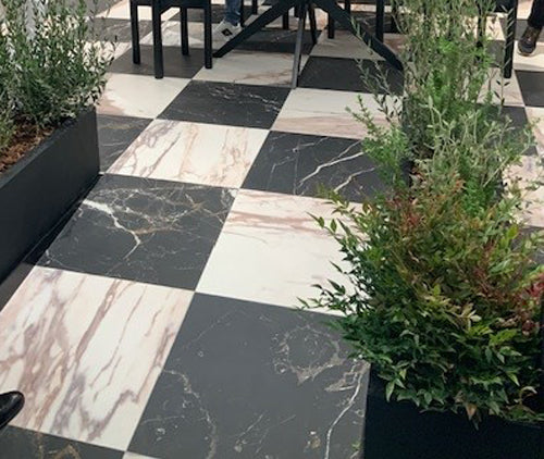 Reve Rose 30x30cm, matt porcelain tile for bathroom and other wet floors at Irwin Tiles, view 27