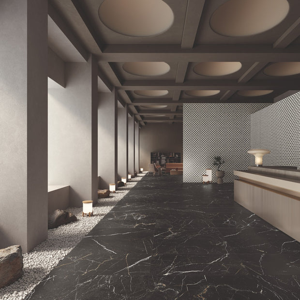 Reve Noir 60x120cm, porcelain tile at Irwin Tiles, view 10