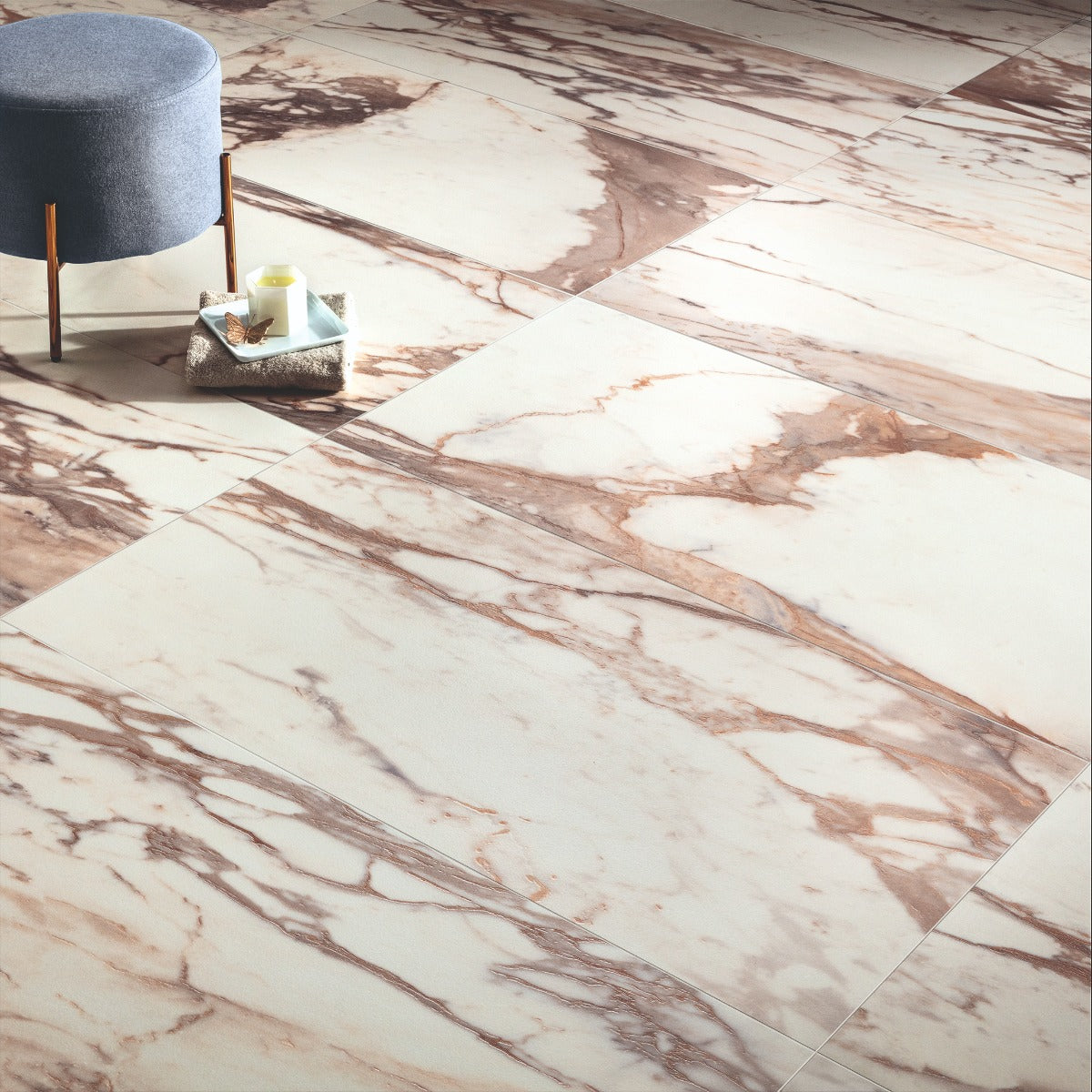Reve Rose 30x30cm, porcelain tile at Irwin Tiles, view 26