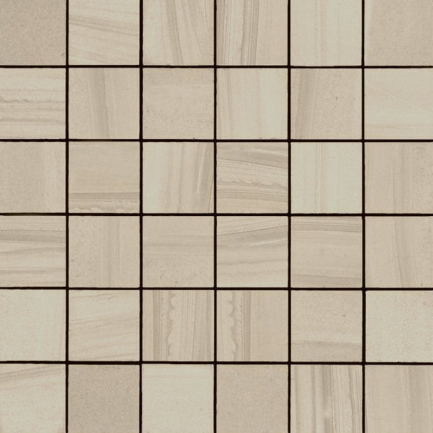 Mosaic Rhin Taupe 30 x 30cm, matt wall tile at Irwin Tiles