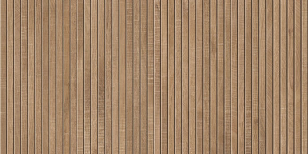 Ribbon Natural (Ribbed Wood Look) Rectified Porcelain 60 x 120cm, tile at Irwin Tiles