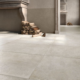 Heritage Blanc Combination, white floor tile from Irwin Tiles, Co. Monaghan, view 12