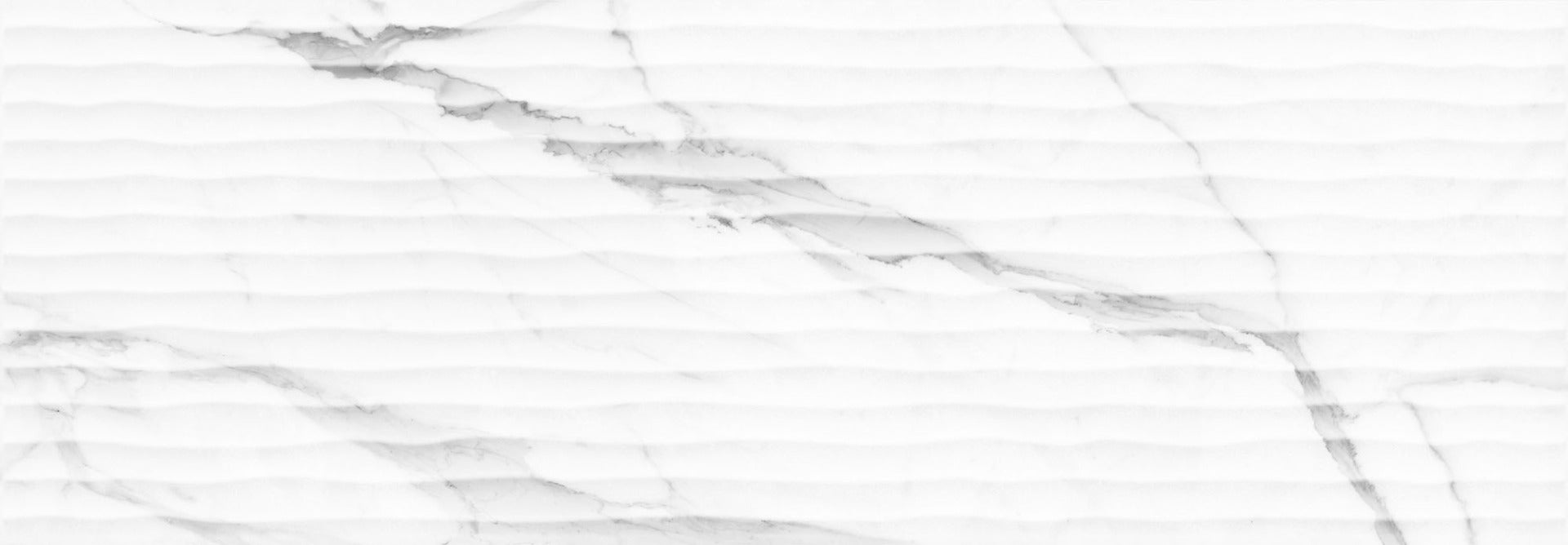 Ritual White Glossy Decor 30 x 90cm, wall tile at Irwin Tiles