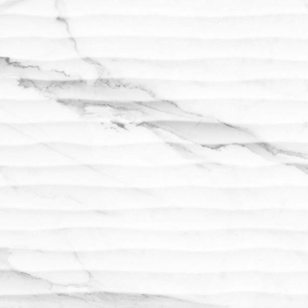 Ritual White Glossy Decor 30 x 90cm, wall tile at Irwin Tiles