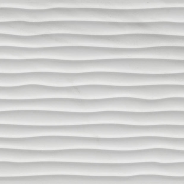 Marwol White Decor Glossy 30 x 90cm, tile for feature walls at Irwin Tiles