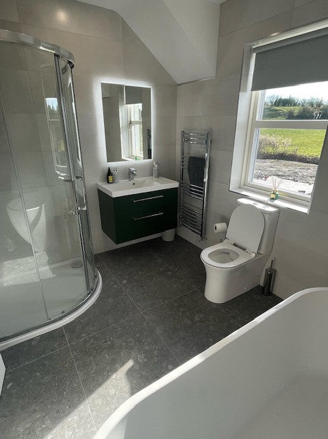 Rockart Graphite 60 x 120cm, tile from Irwin Tiles, Co. Monaghan