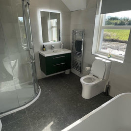 Rockart Graphite 60 x 120cm, tile from Irwin Tiles, Co. Monaghan