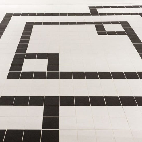 Rubi Negro 22.5x22.5cm, Victorian style tile at Irwin Tiles
