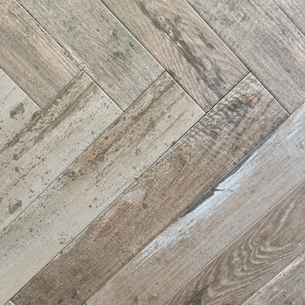 Sail Natural Herringbone 60x10cm, matt tile at Irwin Tiles