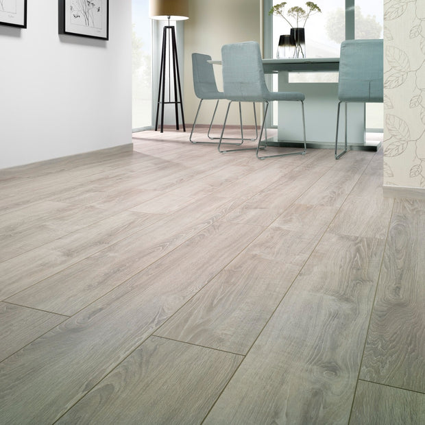 Sardinia Oak Laminate 12mm All Over Water Resistant, laminate flooring for kitchens, hallways and living rooms at Irwin Tiles