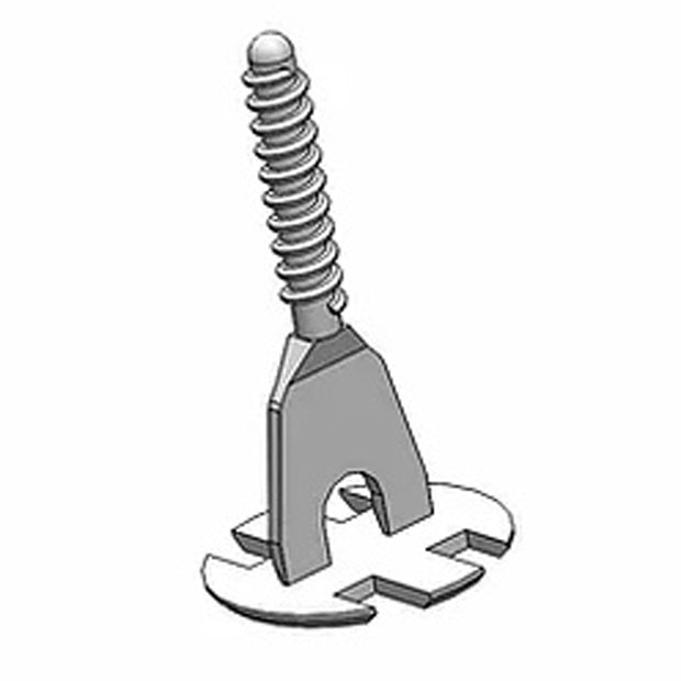 1mm Levelling Clips - Screw Type - 500pc, tile spacer at Irwin Tiles