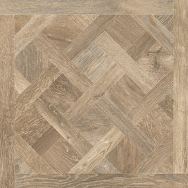 Shizen Ambra Cassettone 80x80cm, dark wood effect tile at Irwin Tiles