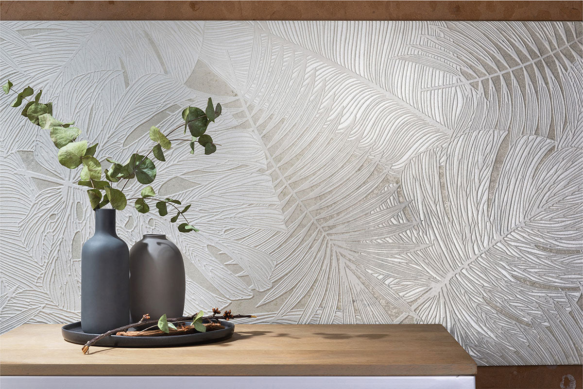 ShoWall My Fair White, porcelain tile at Irwin Tiles