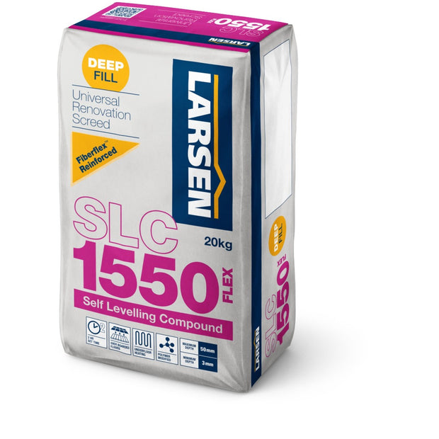 Larsen Self Levelling Compound SLC 1550 20kg, self-levelling compound at Irwin Tiles