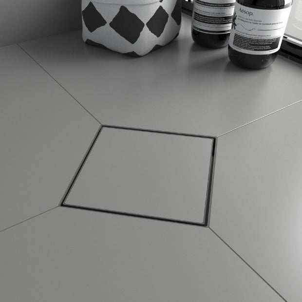 Smart Modula Square Shower Drain 15x15cm, shower drain at Irwin Tiles