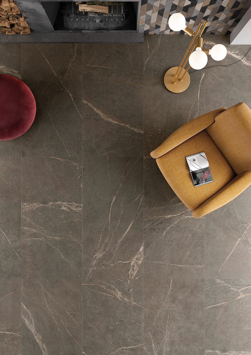 Soap Stone Coffee 100x100cm, tile at Irwin Tiles