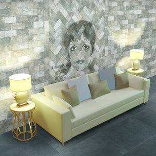 Soho 10 x 20cm, grey matt tile at Irwin Tiles