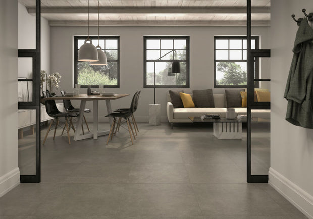 Solid Gris 59x59cm Porcelain, matt tile at Irwin Tiles