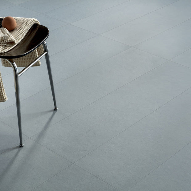 Spring Avio 60x120cm tile, blue matt, at Irwin Tiles
