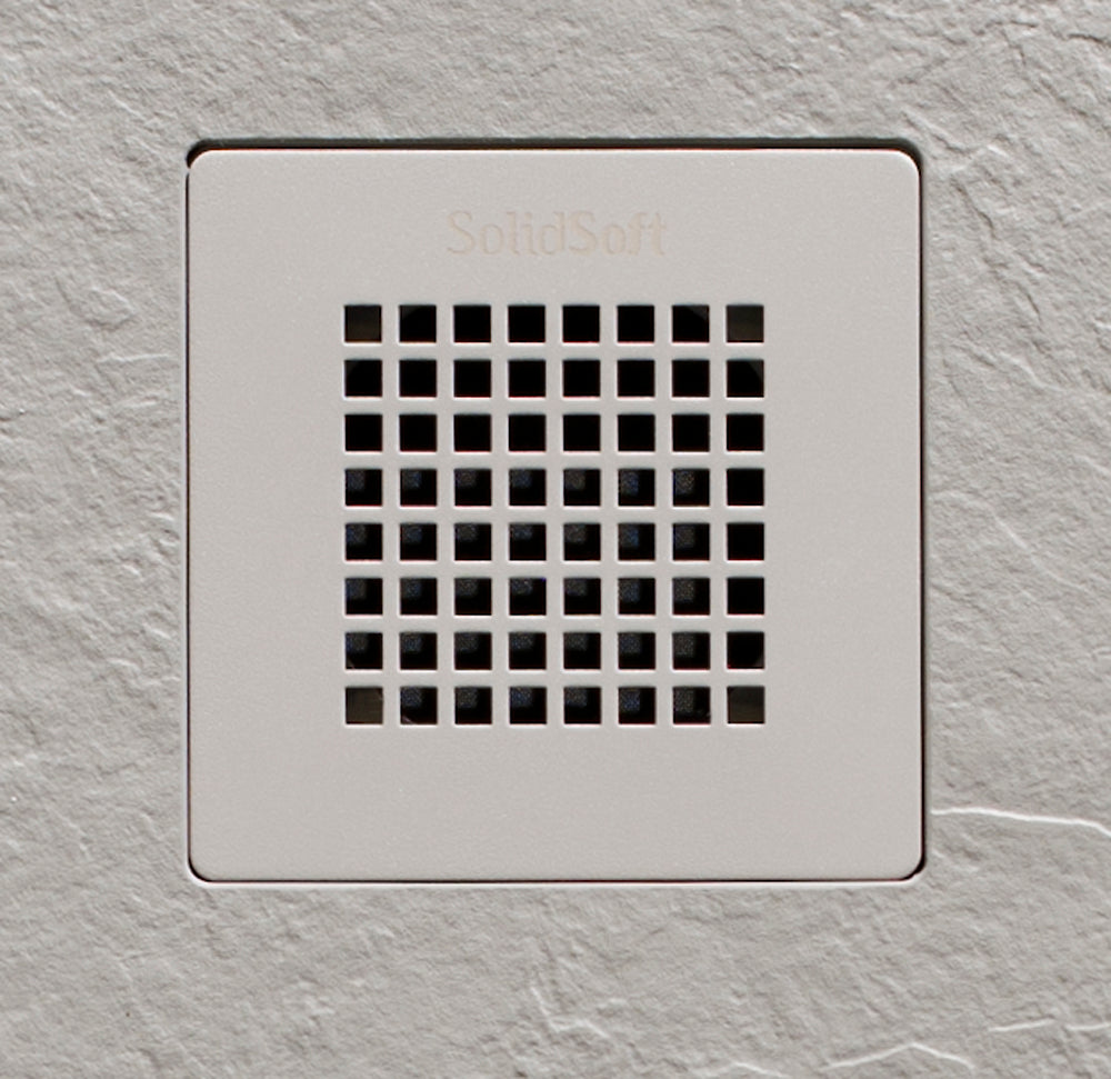 SolidSoft Square Drain Covers, shower drain at Irwin Tiles