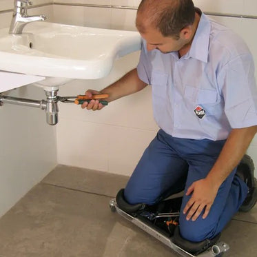 Rubi Ergonomic Seat, tiling accessory for tiling and flooring work at Irwin Tiles