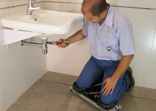 Rubi Ergonomic Seat, tiling accessory for tiling and flooring work at Irwin Tiles