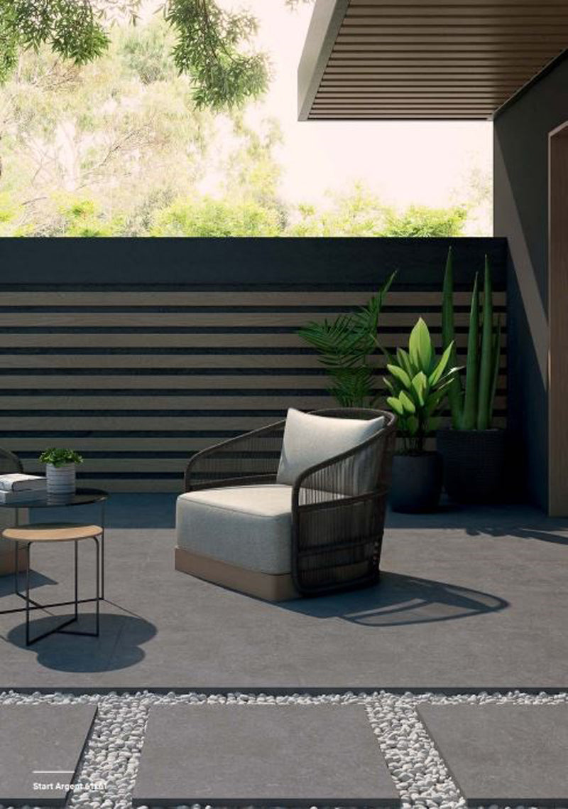 Start Argent 76 x 76 x 2cm, porcelain paving at Irwin Tiles
