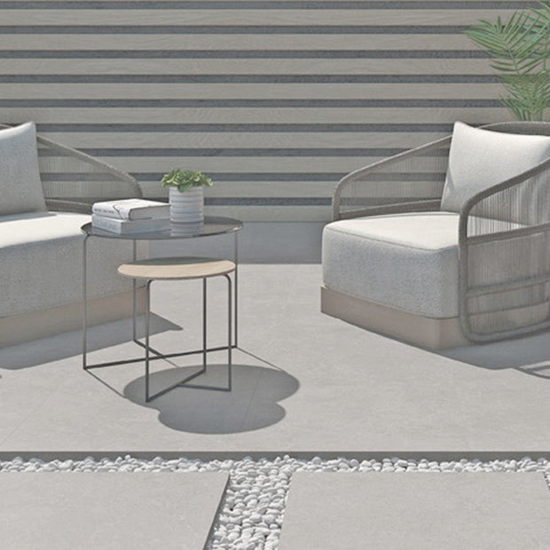 Start Silver 90x90 x 2cm, porcelain paving at Irwin Tiles