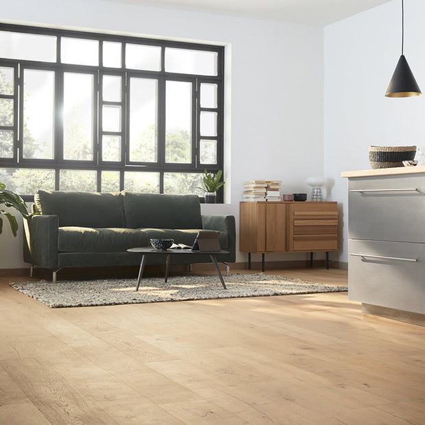 Stelvio Pure Oak SPC 190mm, SPC vinyl flooring at Irwin Tiles