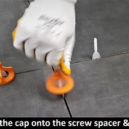 2mm Levelling Clips - Screw Type - 500pc, tile spacer at Irwin Tiles, view 6