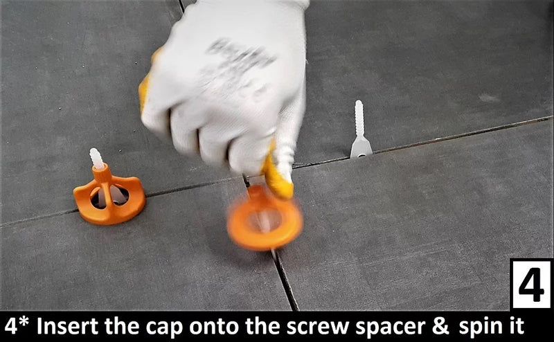 2mm Levelling Clips - Screw Type - 250pc, tile spacer at Irwin Tiles, view 6