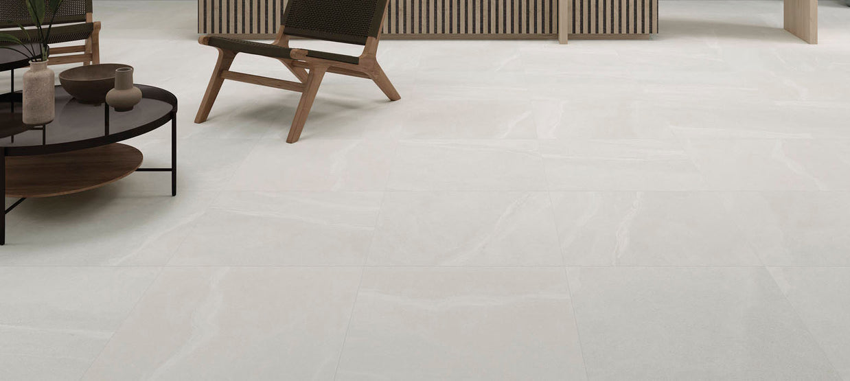 Austral Pearl Matt 75x75cm, tile at Irwin Tiles
