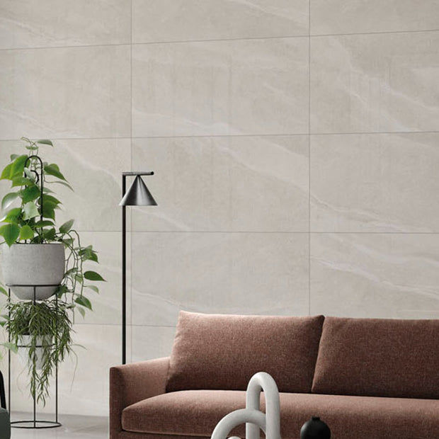 Austral Pearl Glossy 59 x 119cm, porcelain tile at Irwin Tiles