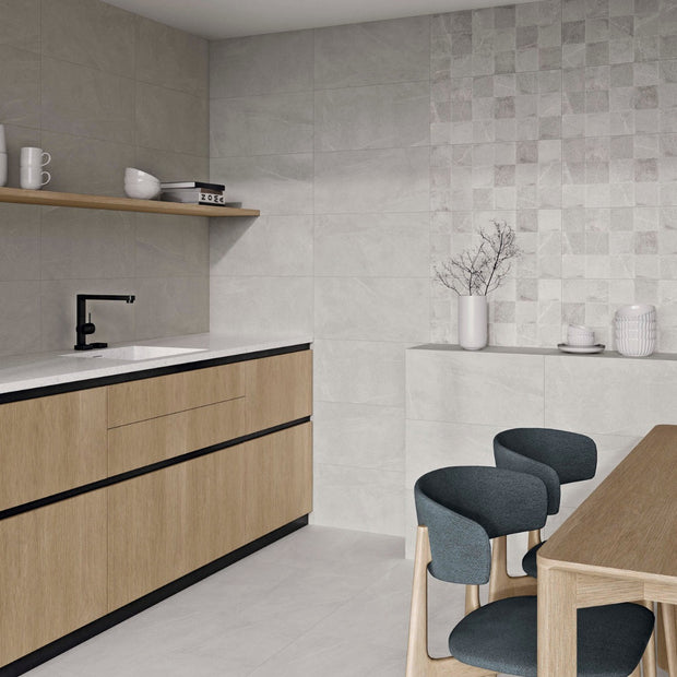 Bellevue Grey Light 30 x 60cm, ceramic tile at Irwin Tiles